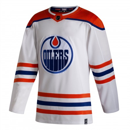 Herren Eishockey Edmonton Oilers Trikot Blank 2020-21 Reverse Retro Authentic